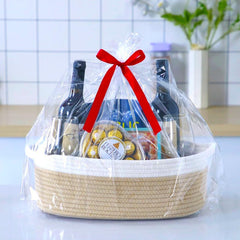 CIKI HOME storage basket open view highlights flexible access for items