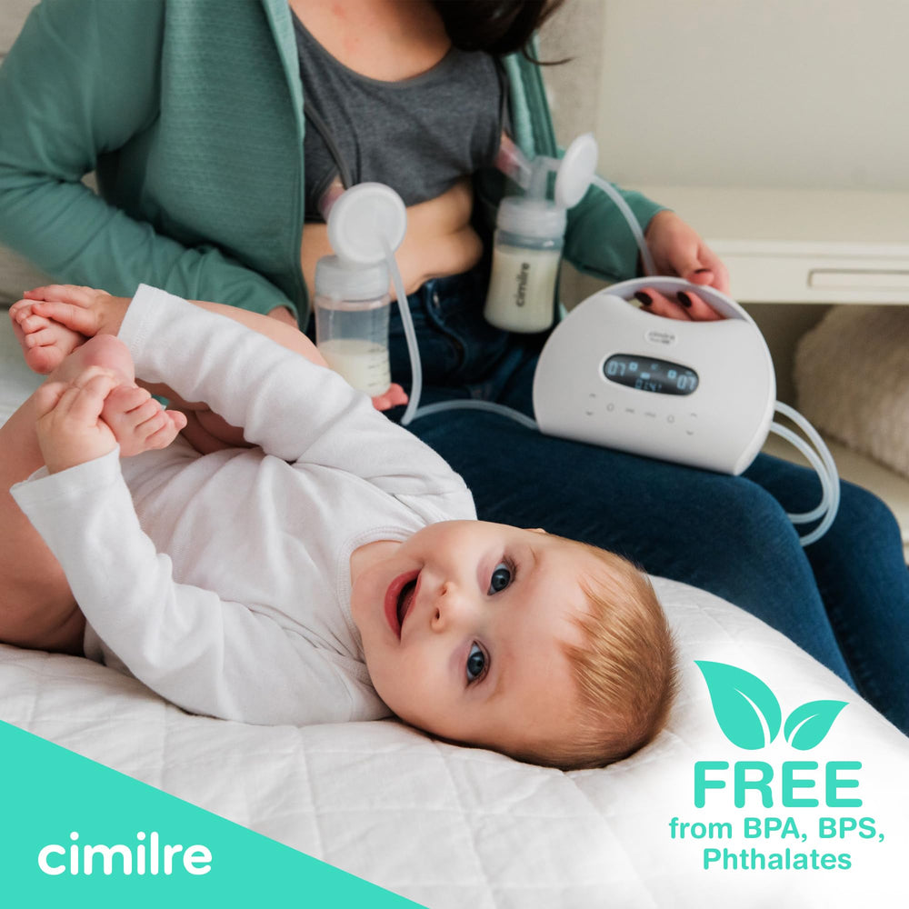 Cimilre milk bottles offer convenient storage and easy transfer after pumping.