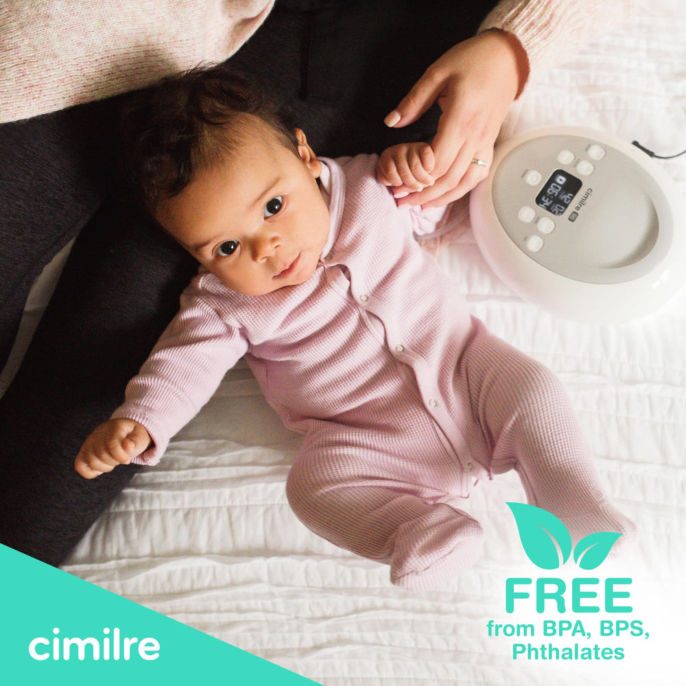 Cimilre 21mm breast shields compatibility image confirms use with multiple Cimilre pumps