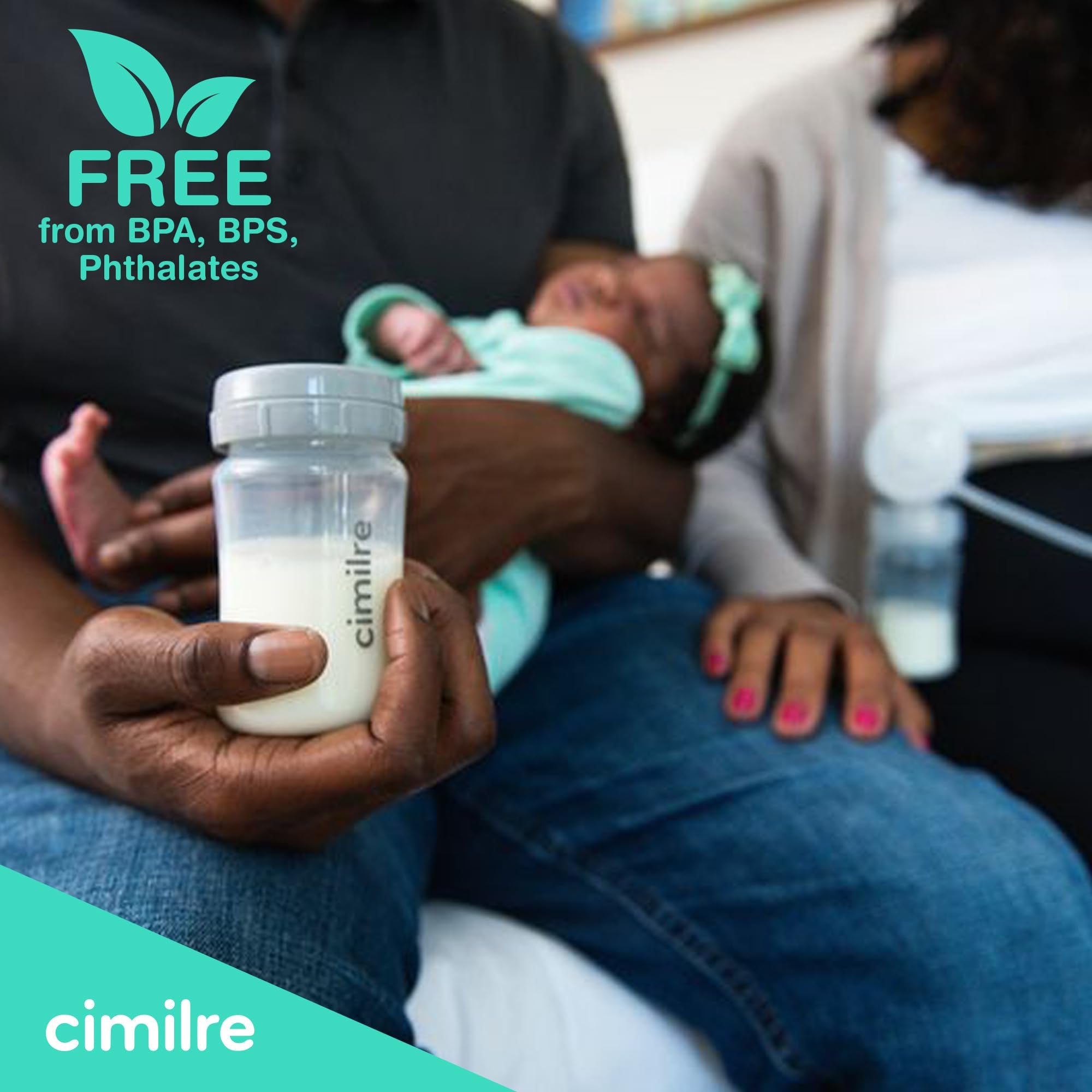 Cimilre bottle storage set compatible with all Cimilre pumps for seamless pumping