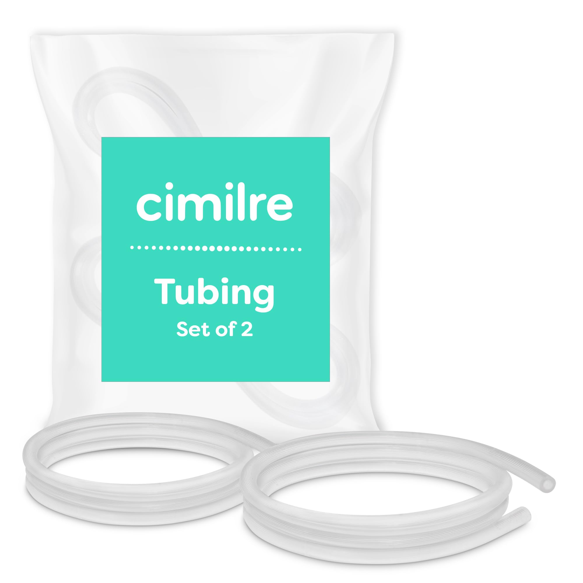 Cimilre tubing set connects pump motor to collection kit for reliable sessions