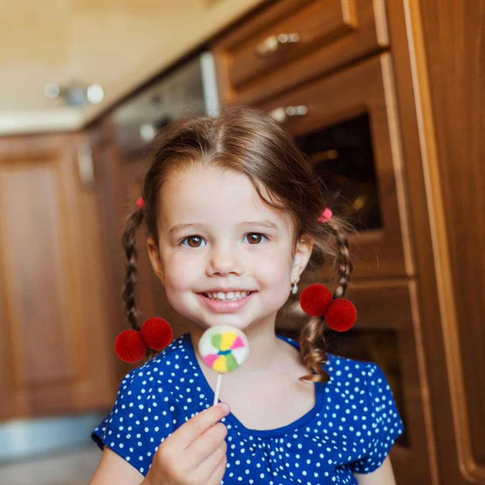 Cinaci 15-color pompom hair ties displayed for versatile outfit matching.