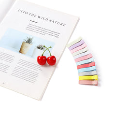 Cinaci baby hair clips in 30 colors to match outfits and occasions.
