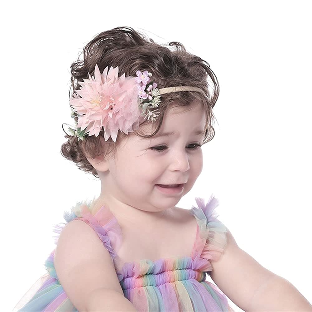 Cinaci floral headband white; versatile accessory for photos and daily wear.