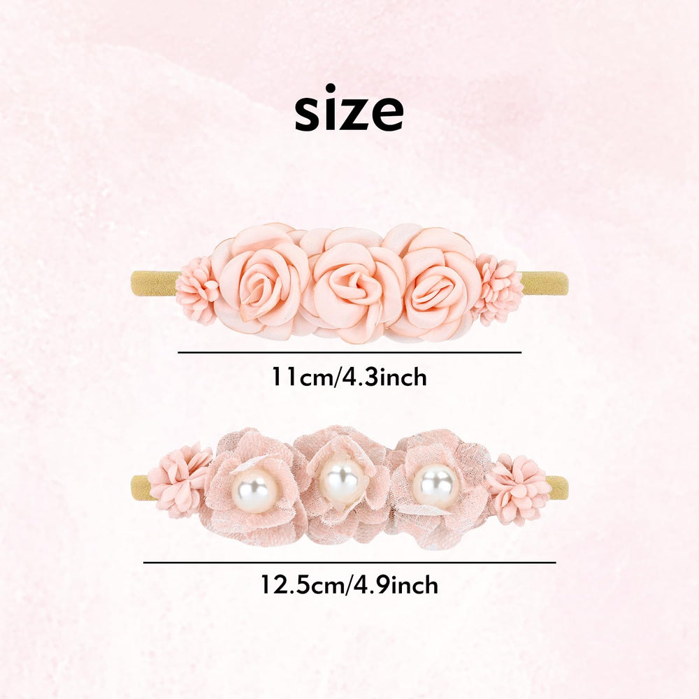 Cinaci flower headbands for photoshoots and everyday dress-up