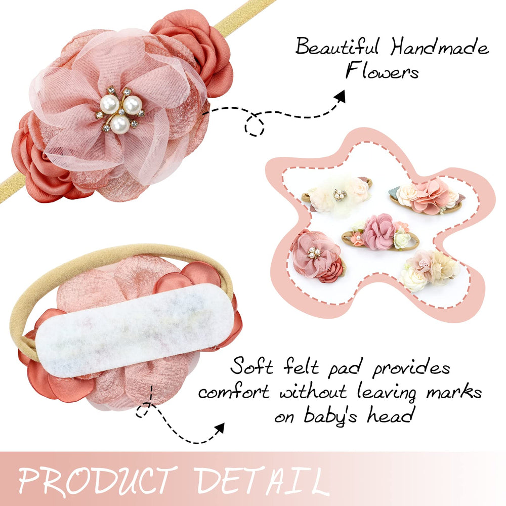 Cinaci headband demonstrates newborn-fit with soft elastic band