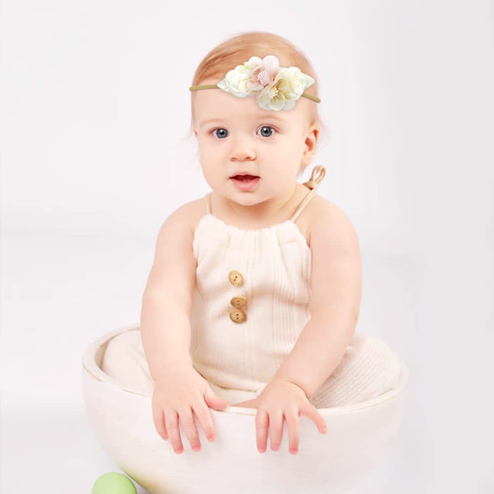 Cinaci headband features pearls and rhinestones for subtle sparkle
