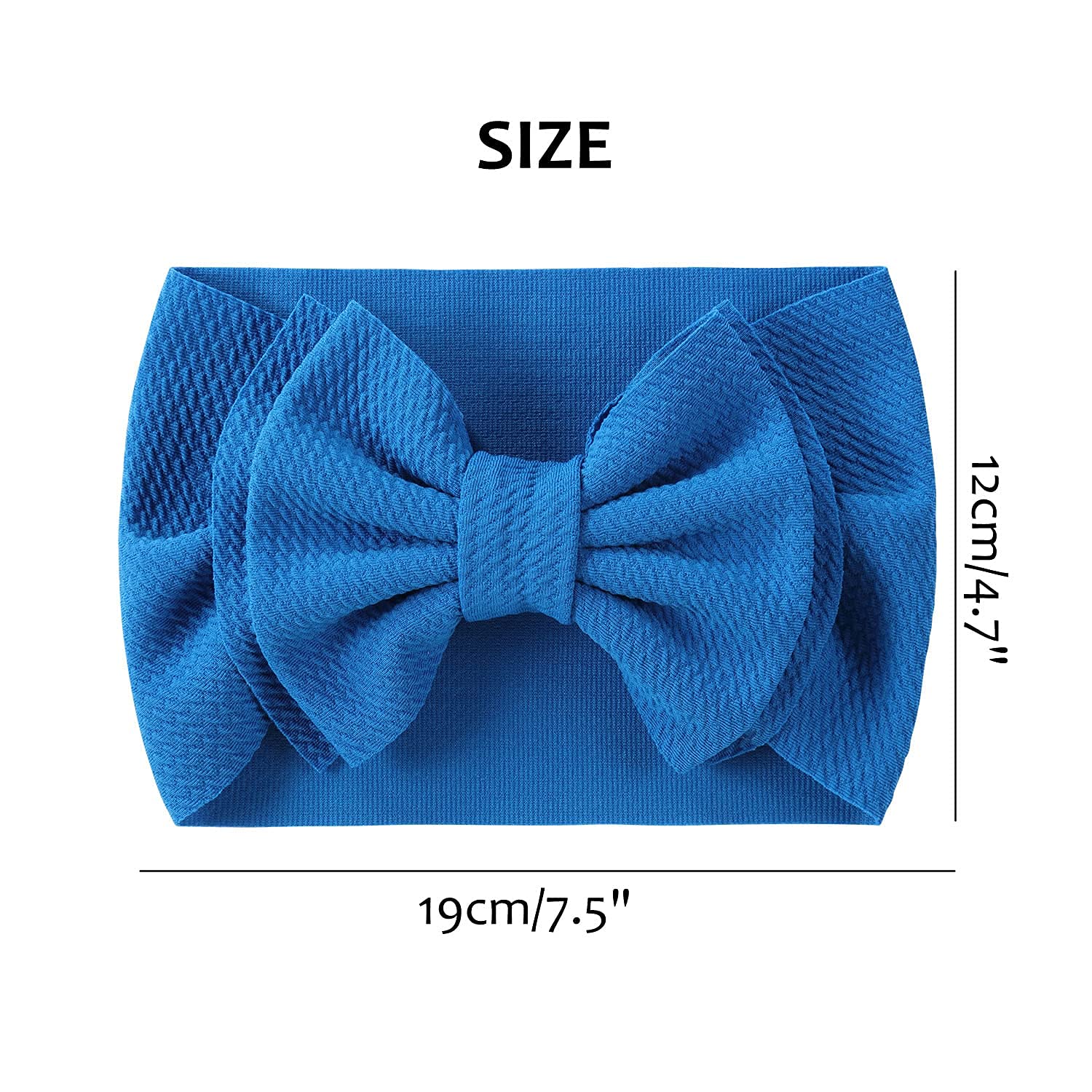 Cinaci headband solid knot bow detail adds cute charm to everyday looks.