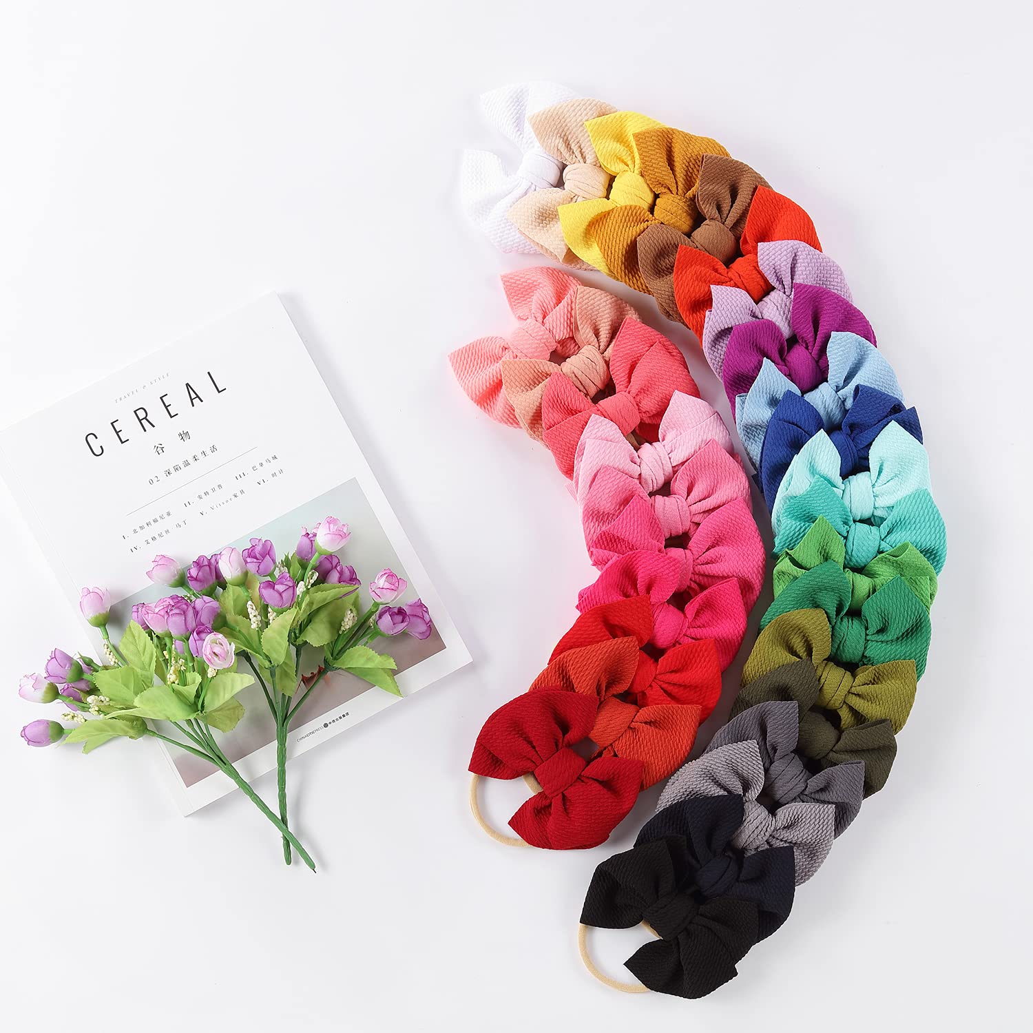 Cinaci headbands delicate handcrafted design adds timeless bow style.
