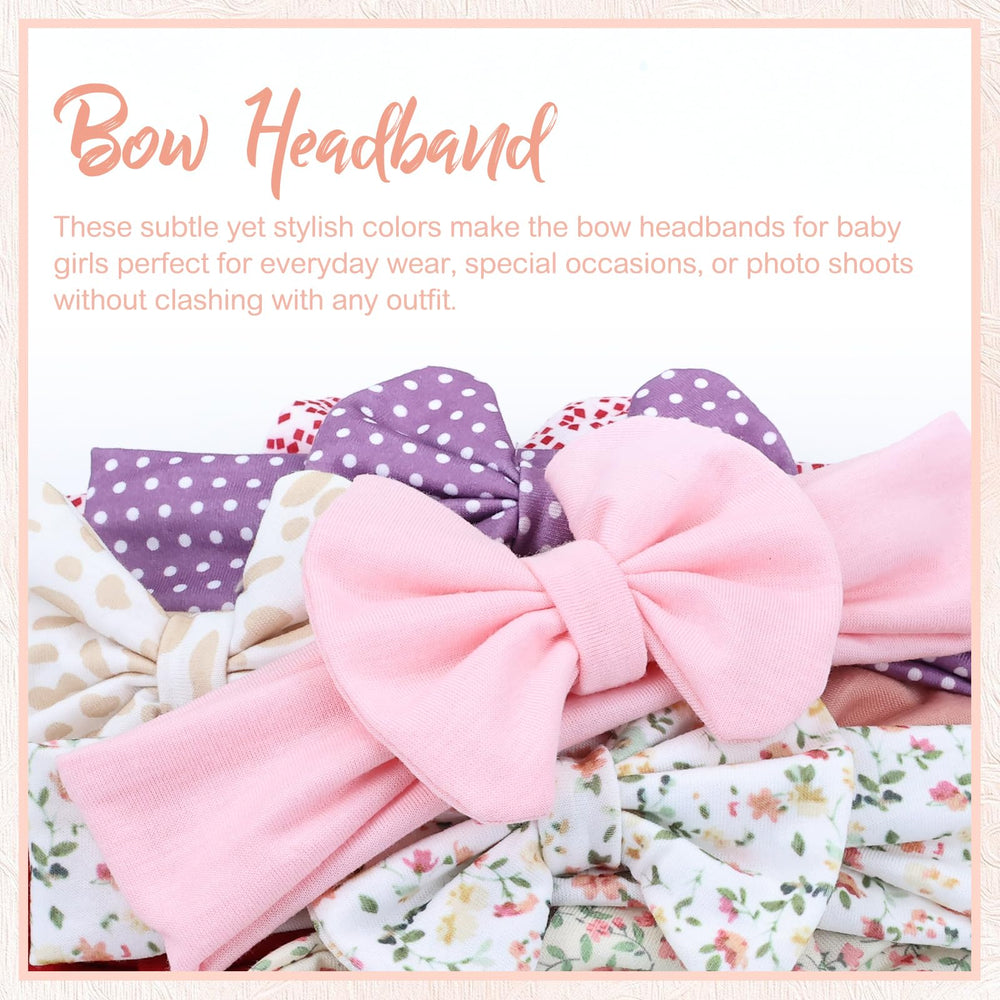 Cinaci headbands suitable for infants and toddlers in flexible sizes