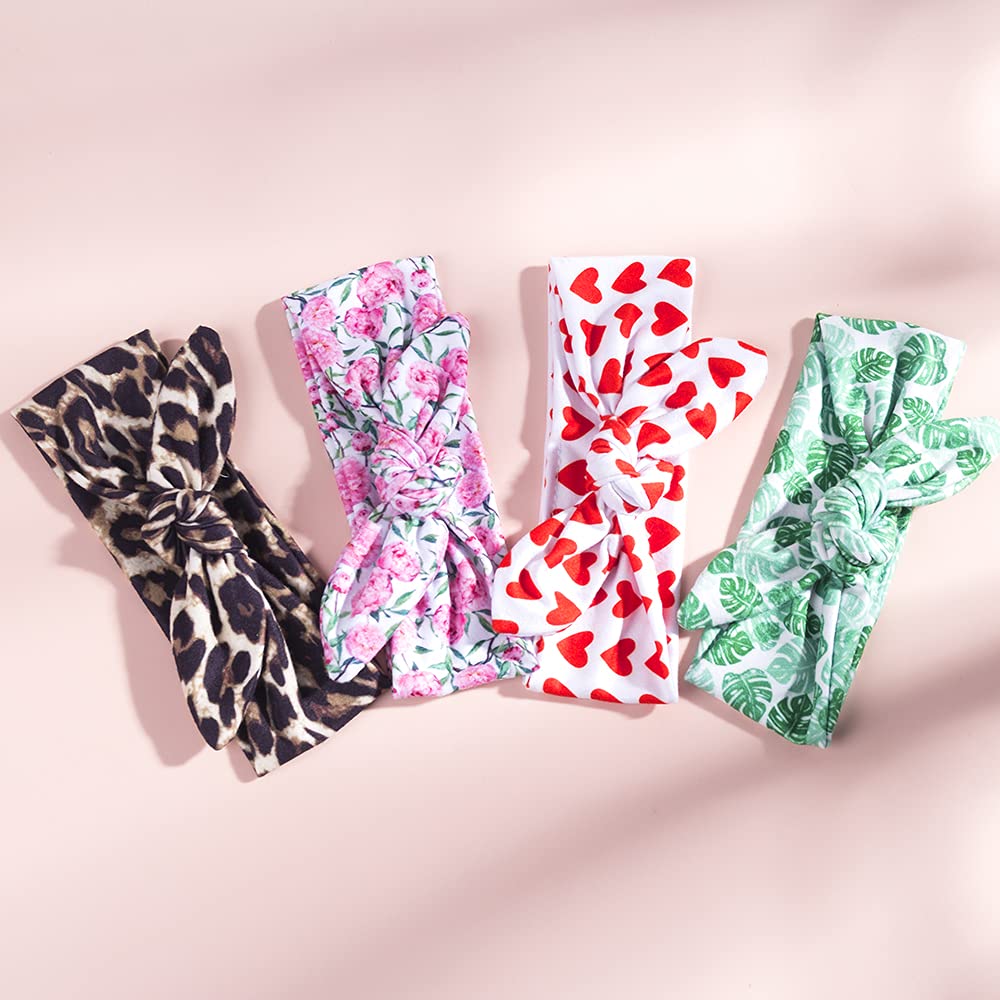 Cinaci floral headband leopard, bold print for playful matching looks