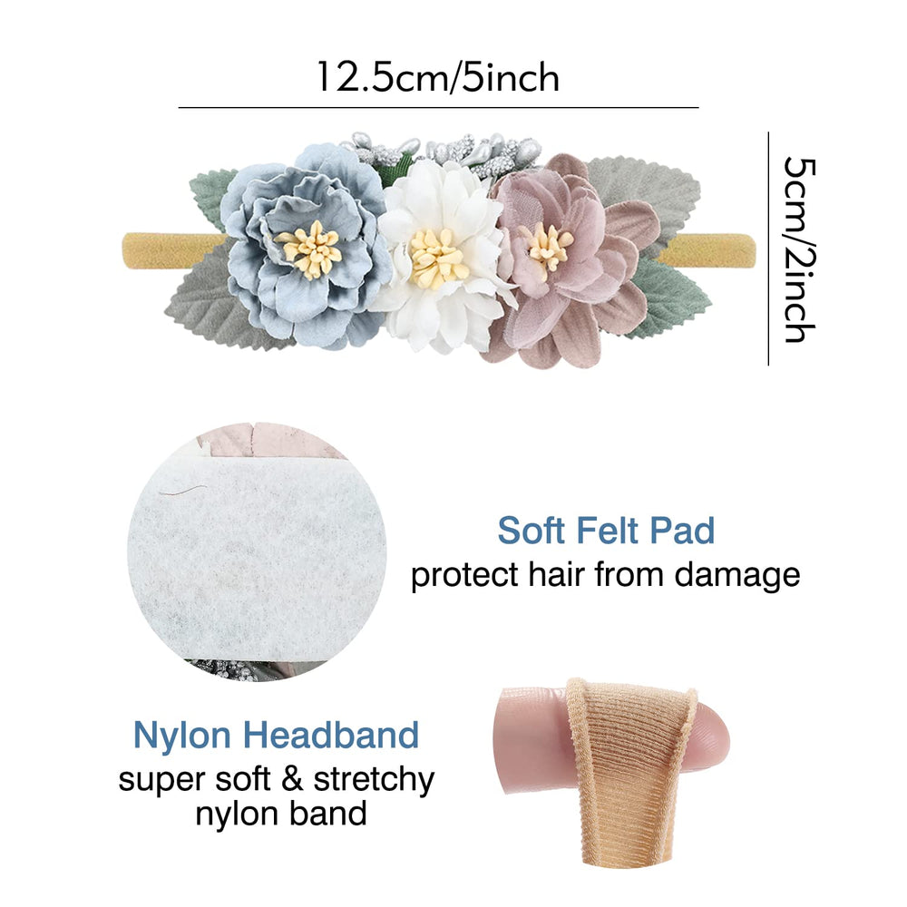 Cinaci headbands packaging - attractive set with gift-ready present for baby showers.