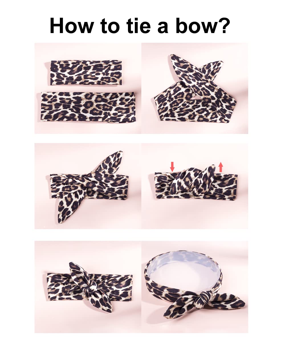 Cinaci floral headbands set for parent-child styling in photos