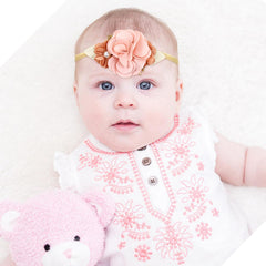 Cinaci headbands rhinestones and pearls detail on flowers