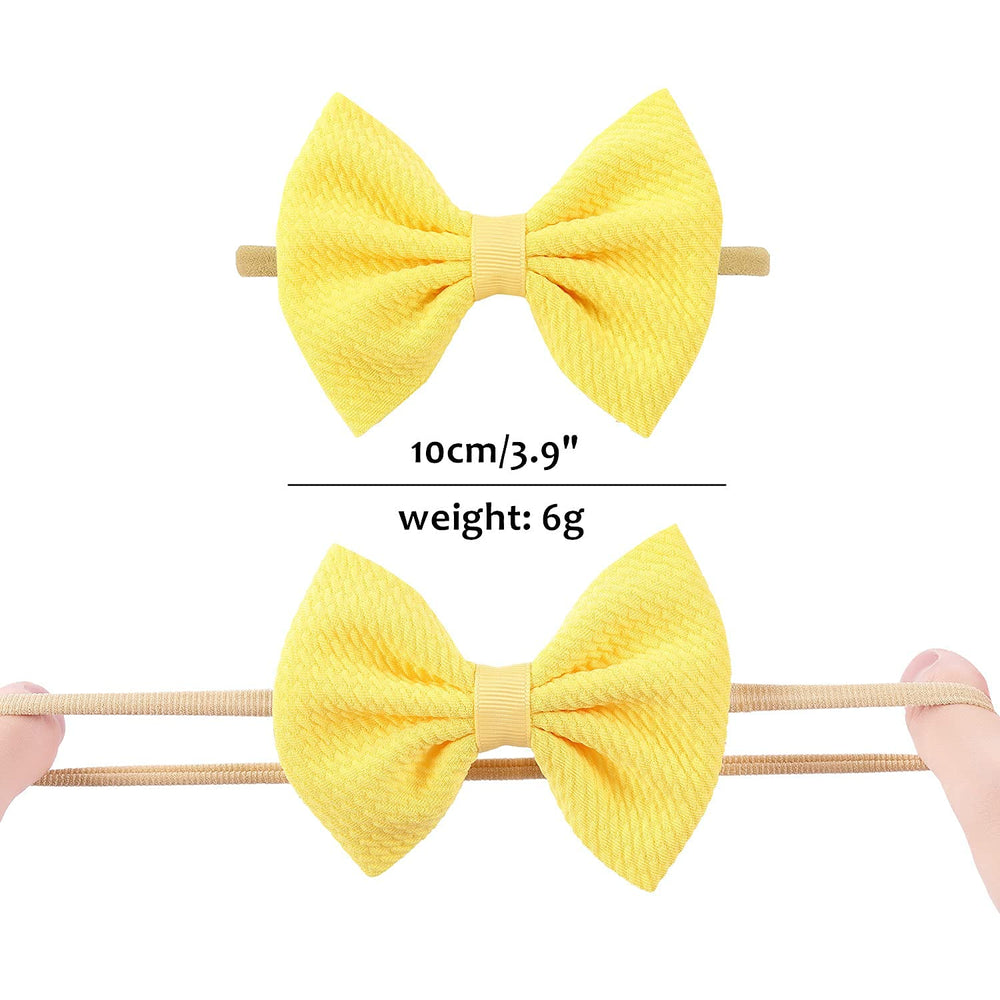 Cinaci one-size-fits-all nylon headbands adapt to ages with comfort.