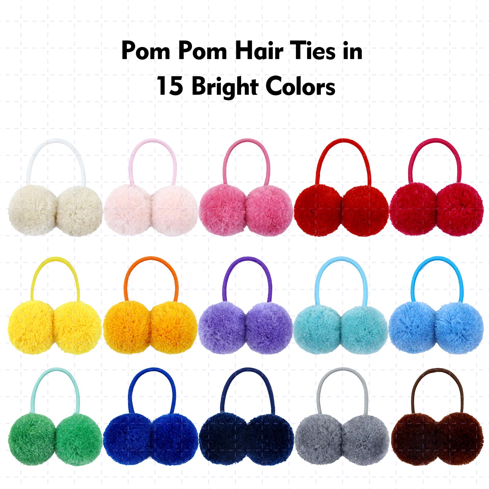 Cinaci pigtail ponytail holders in action for secure playful styles.