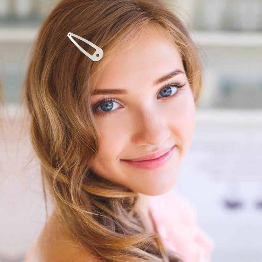 Cinaci 2-inch silver snap clip offers a durable craft base for embellishments.