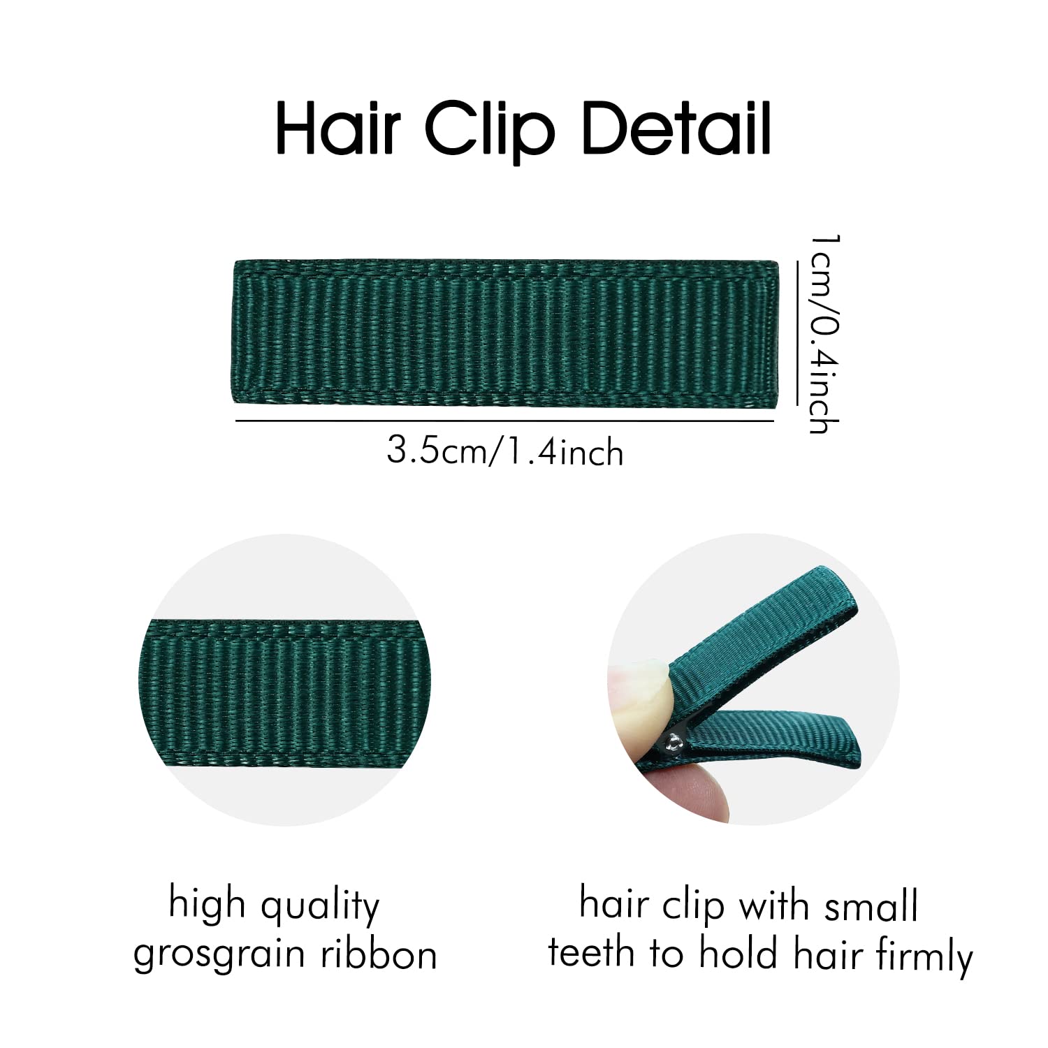 Cinaci pink small alligator clip gently holds toddler hair for daily styling.