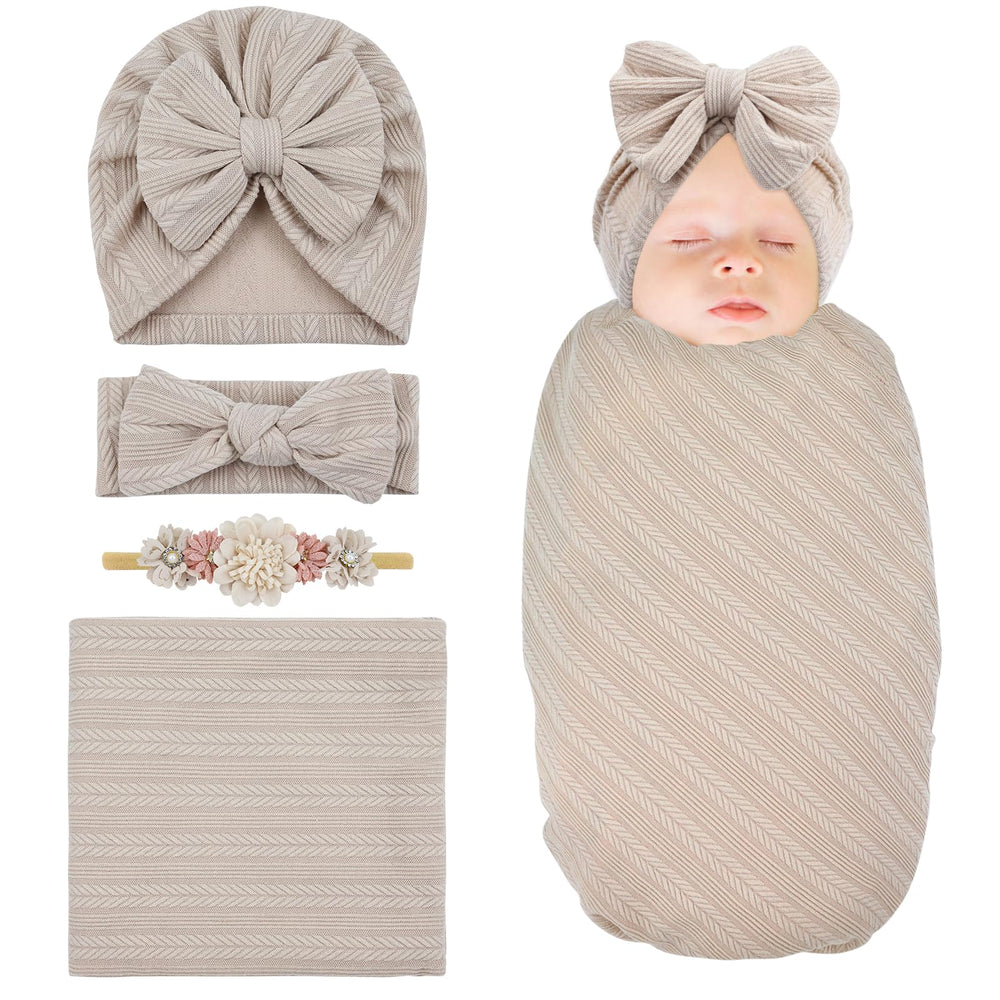 Cinaci soft swaddle blanket provides breathable comfort for delicate newborn skin