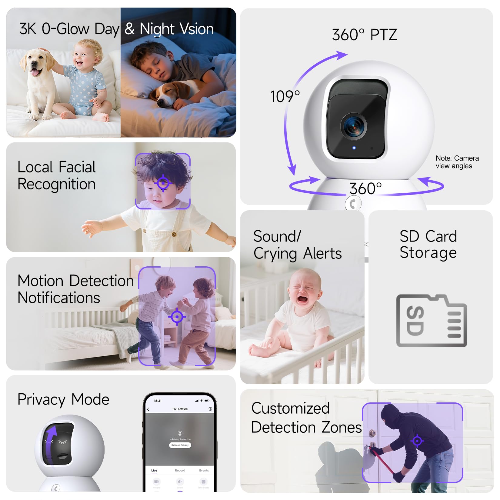 CINMOORE local storage SD card footage ready anytime