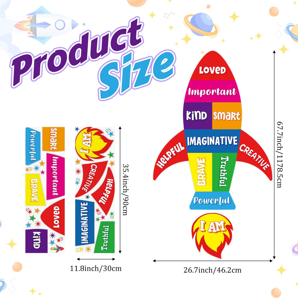 Cinrobiye colorful classroom stickers brighten play spaces and support positive learning.