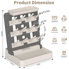 CINWWNI baby bottle drying rack space-saving design keeps counters clutter-free during feeding days.