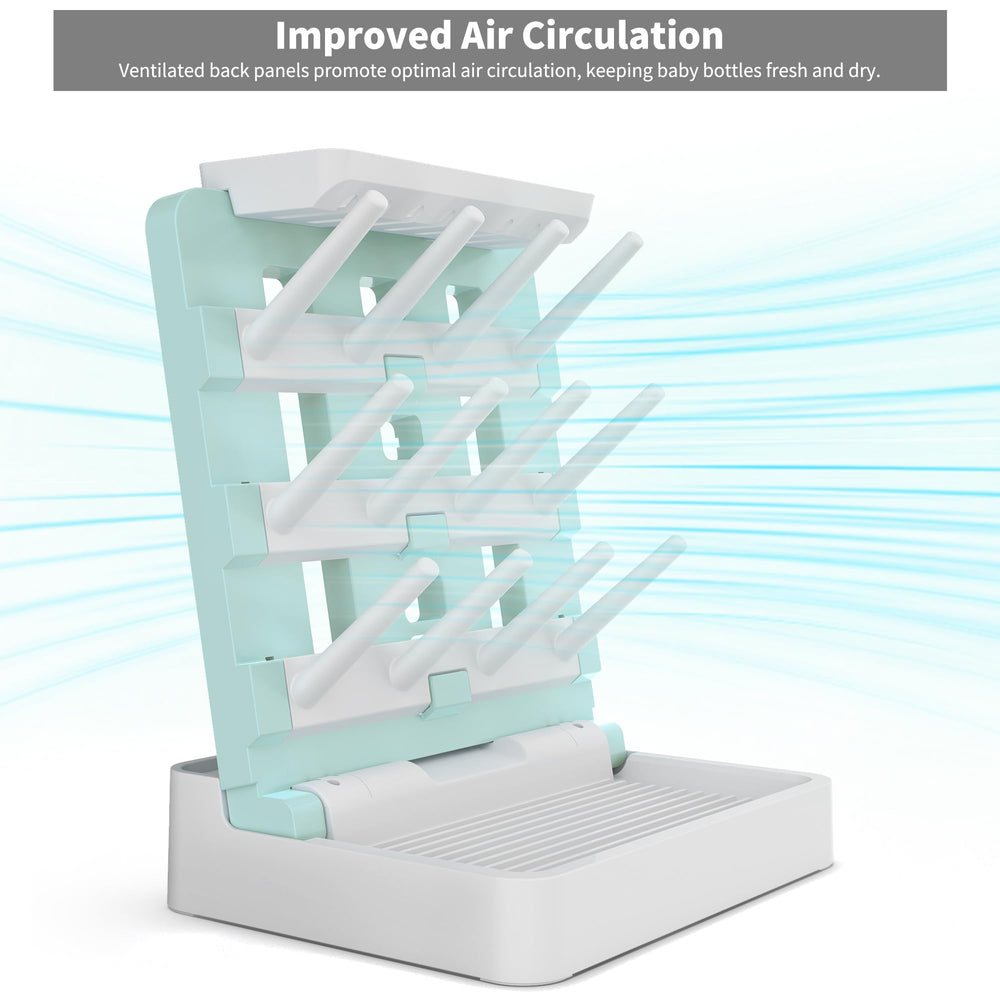 CINWWNI bottle-drying-rack ventilation backboard speeds up bottle drying.
