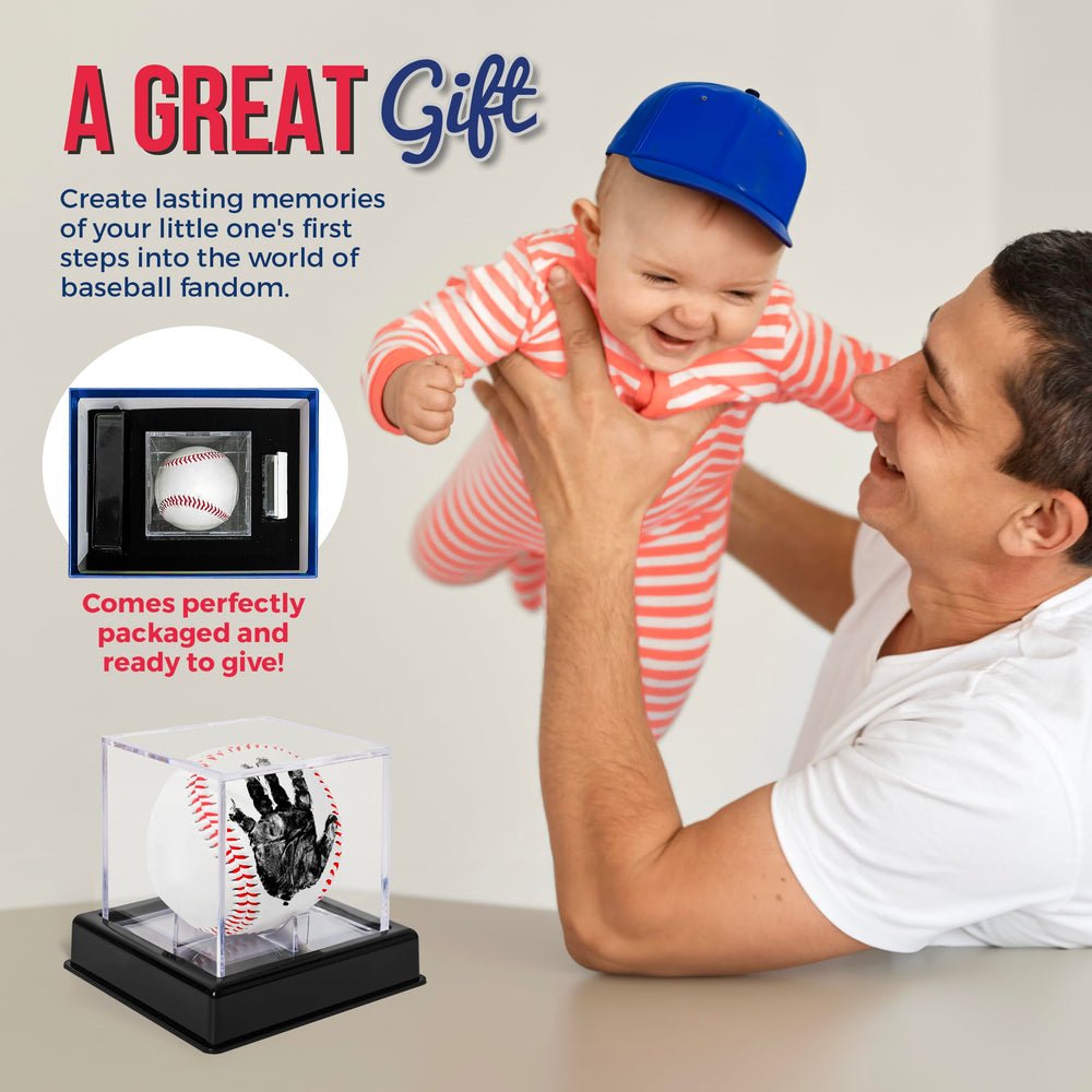 Circa Print baseball-themed baby shower gift idea ready for gifting.