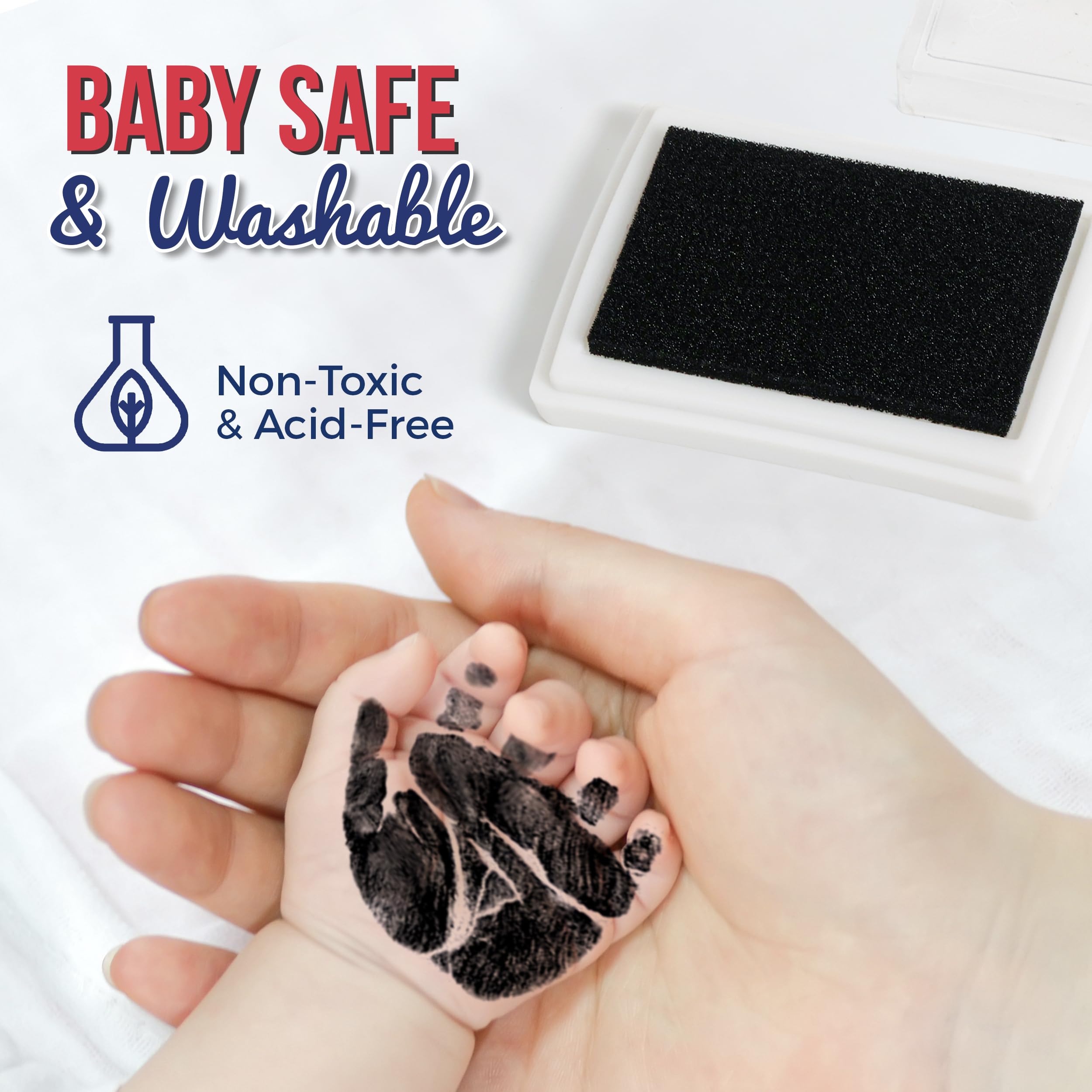 Circa Print clear protective case preserves the newborn impression for generations.