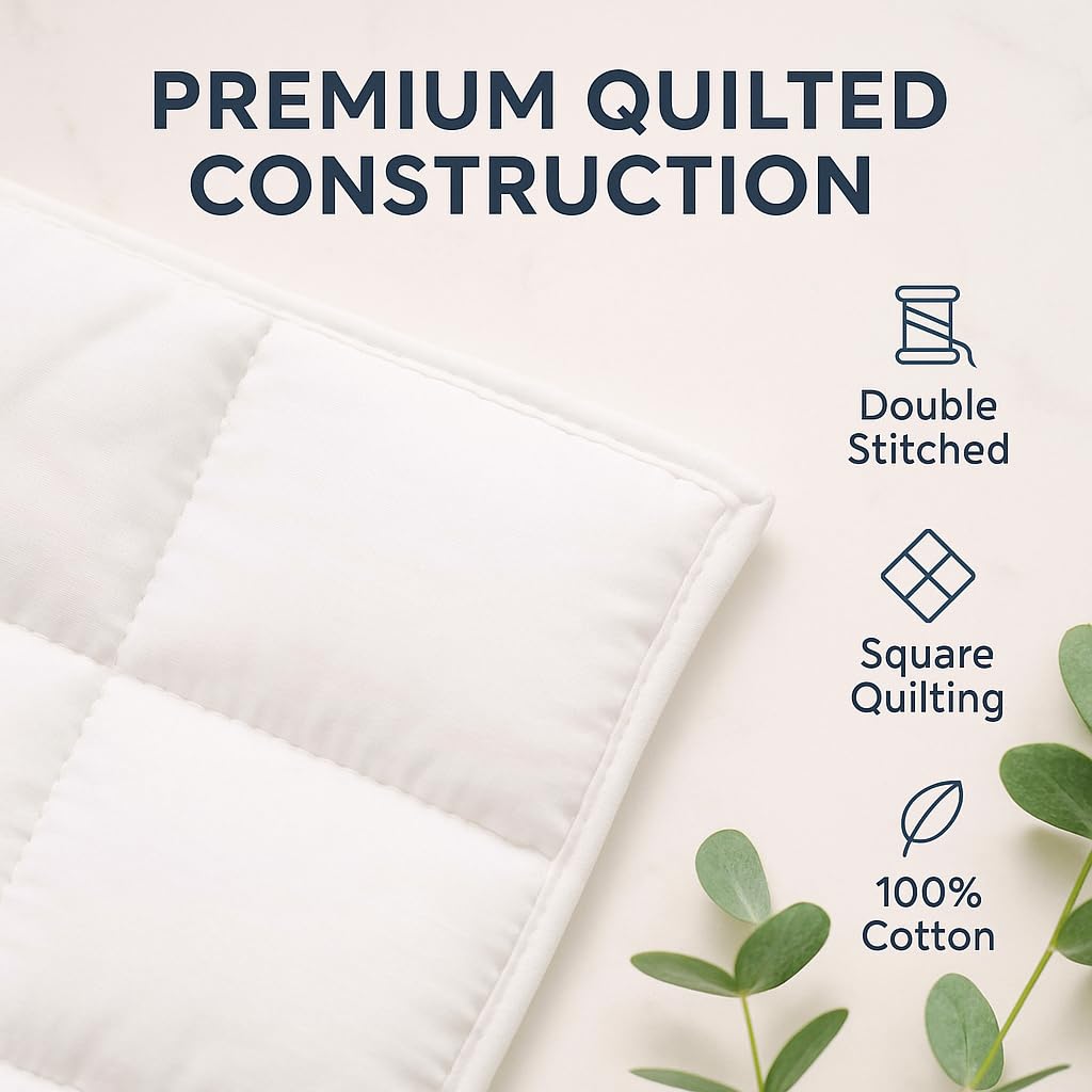CirclesHome Warm Crib Comforter breathable design suggests temperature balance for restful naps.