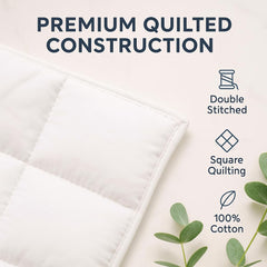 CirclesHome Warm Crib Comforter breathable design suggests temperature balance for restful naps.