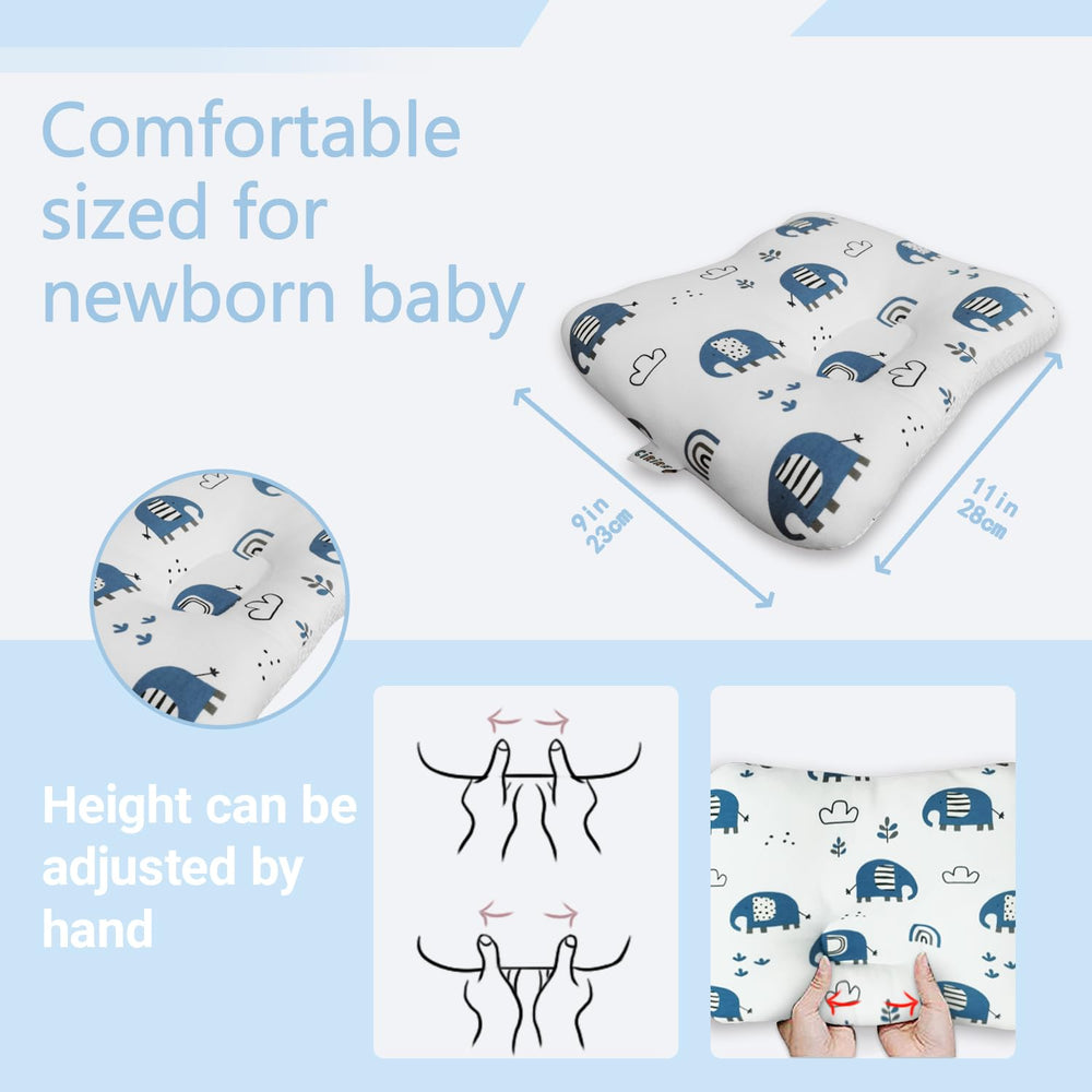 CIRIRE portable pillow ready for crib, car seat, and stroller on trips.