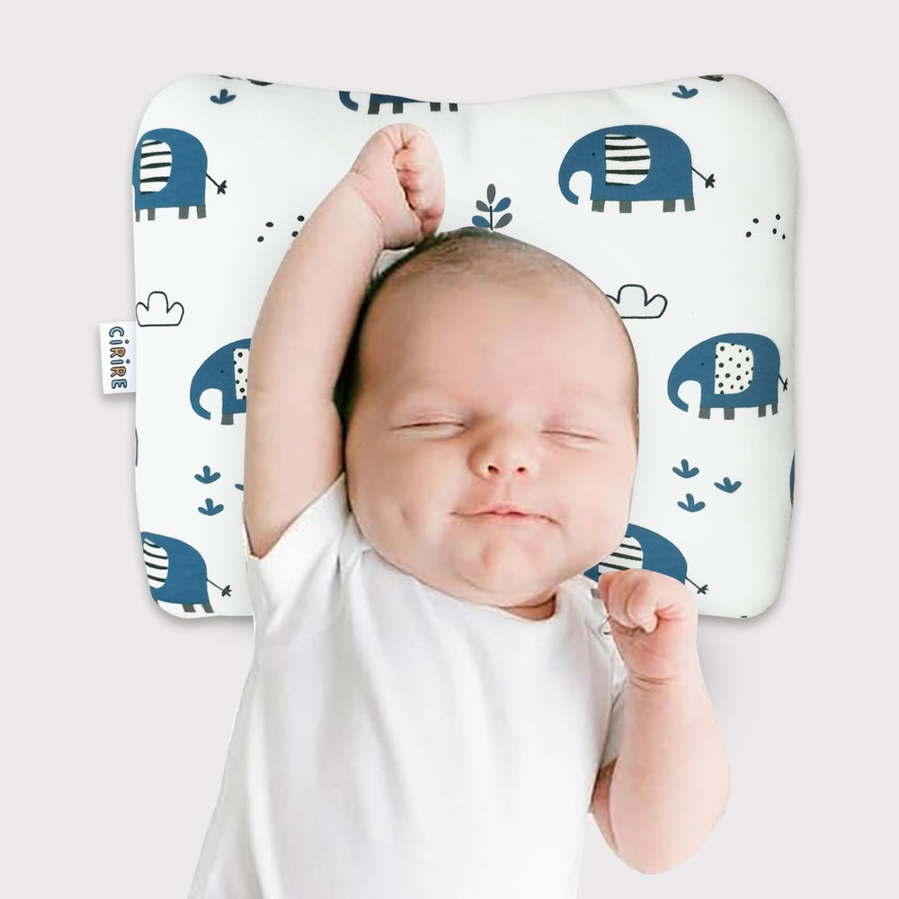 CIRIRE unisex baby pillow cover in organic cotton delivering breathable daily comfort.