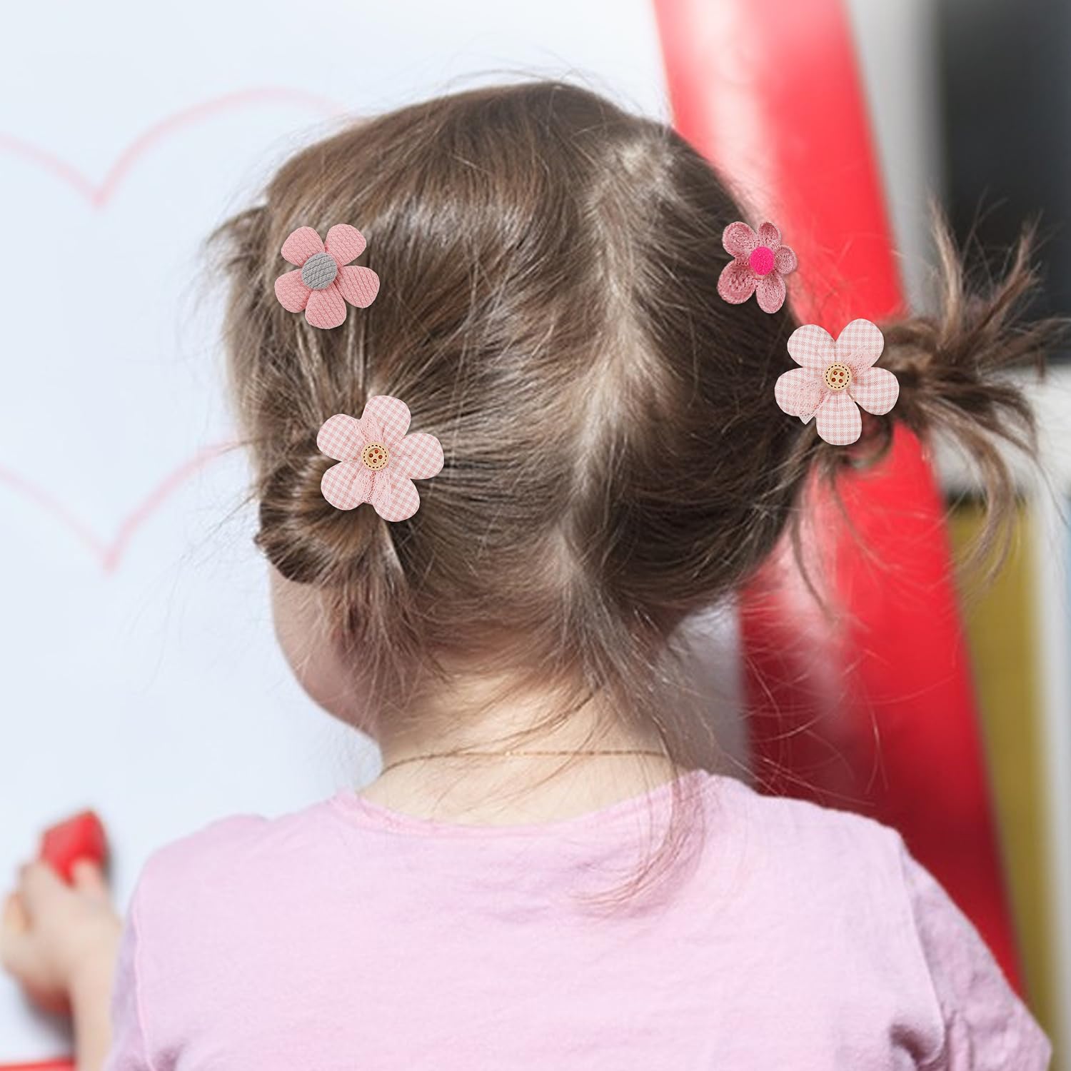 CISMARK baby hair bows set displaying playful patterns for outfits and easy matching
