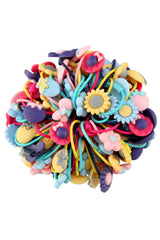 CISMARK girls elastic hair ties close-up showing soft material