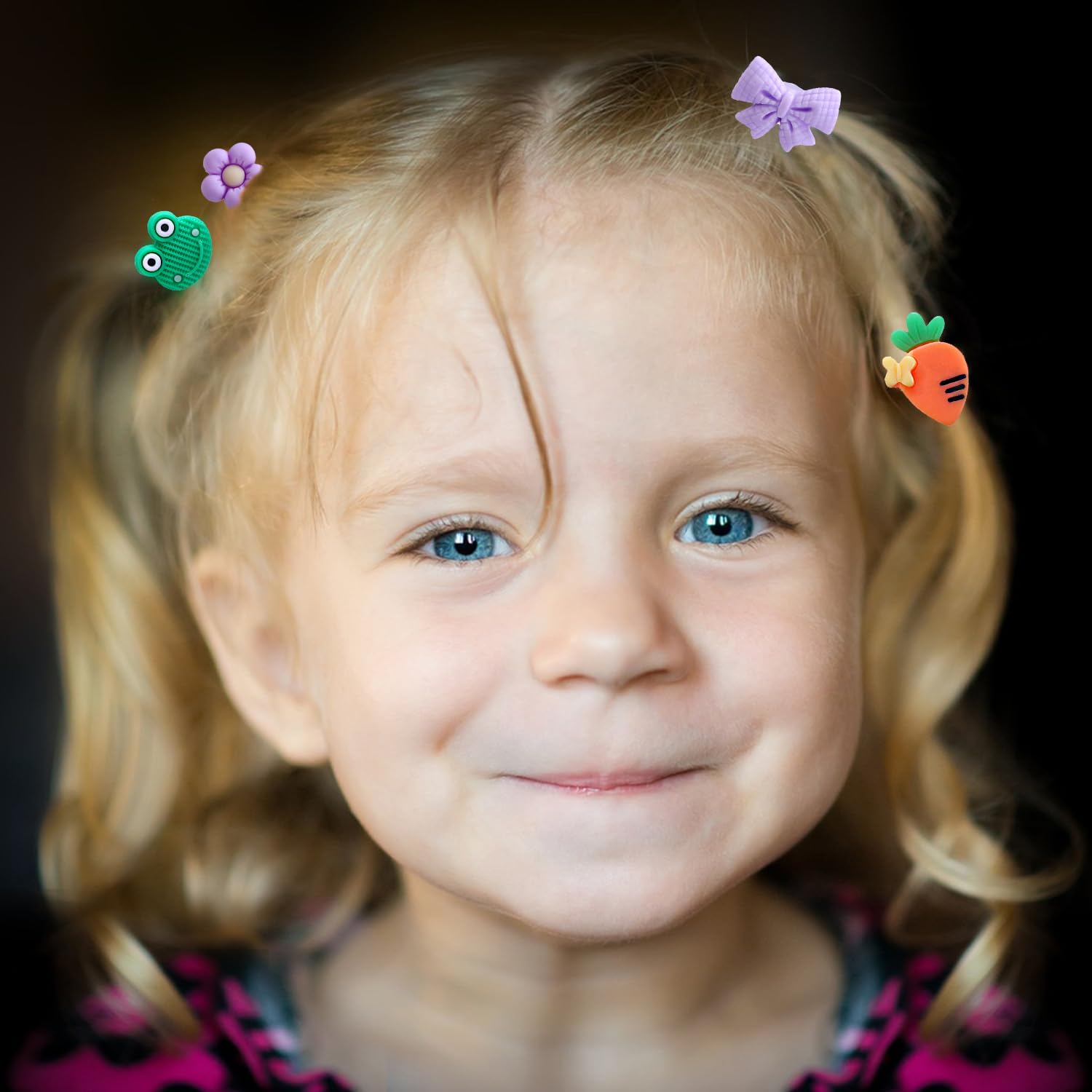 CISMARK kids hair ties for ponytails and braids, versatile styling