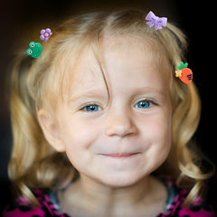 CISMARK kids hair ties for ponytails and braids, versatile styling