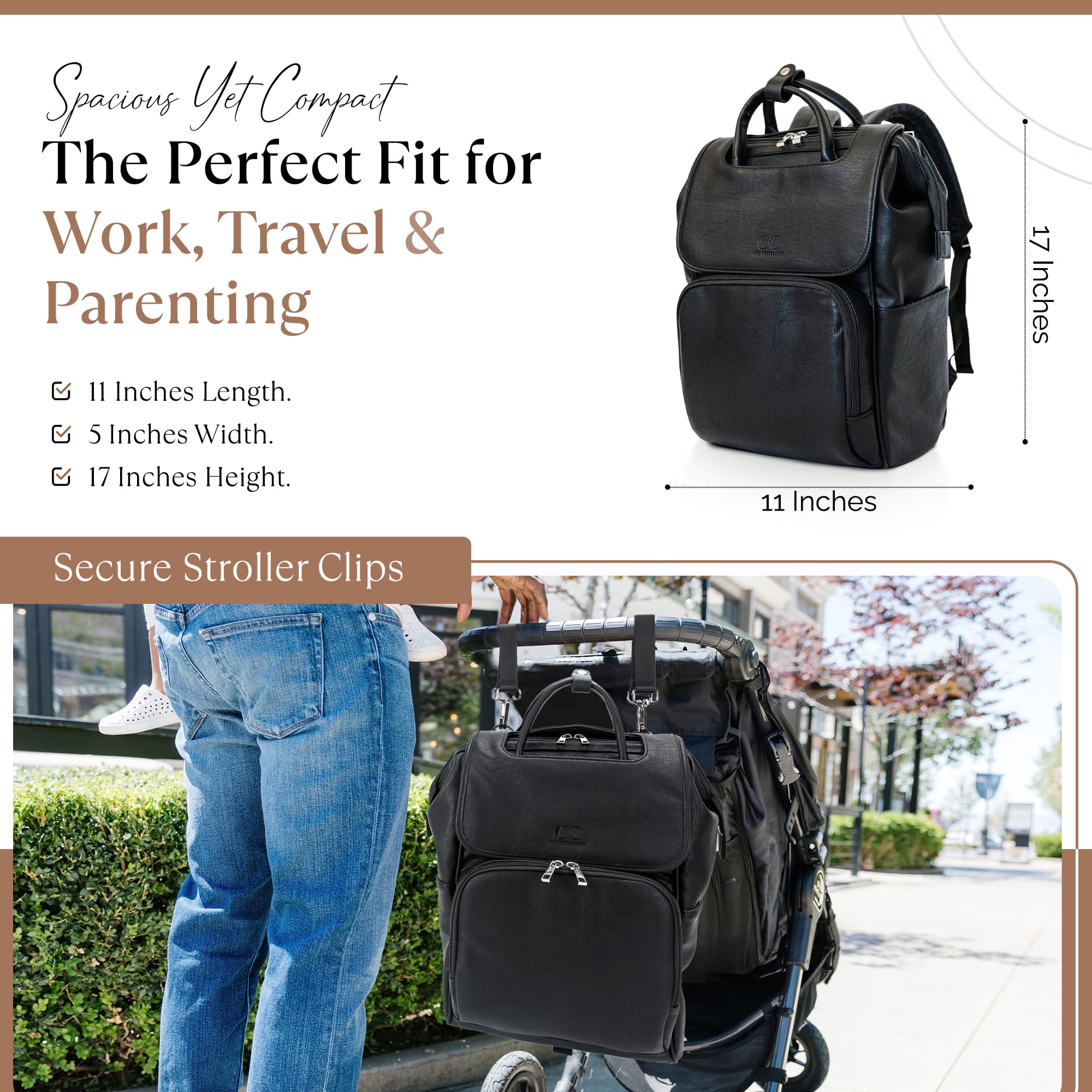 Citi Collective Explorer changing pad for quick, clean diaper changes.