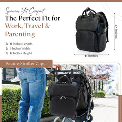 Citi Collective Explorer changing pad for quick, clean diaper changes.