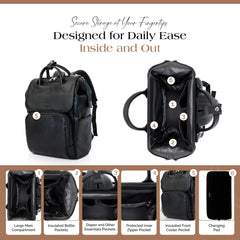 Citi Collective Explorer insulated bottle pocket keeps drinks ready on the go.