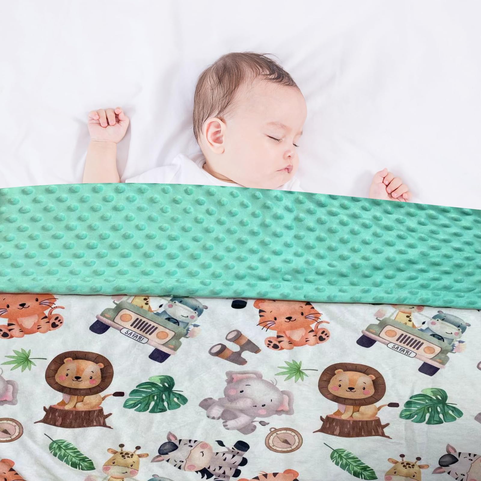 Citihomy baby blanket crib setup showcases 30x40 inch coverage for naps.