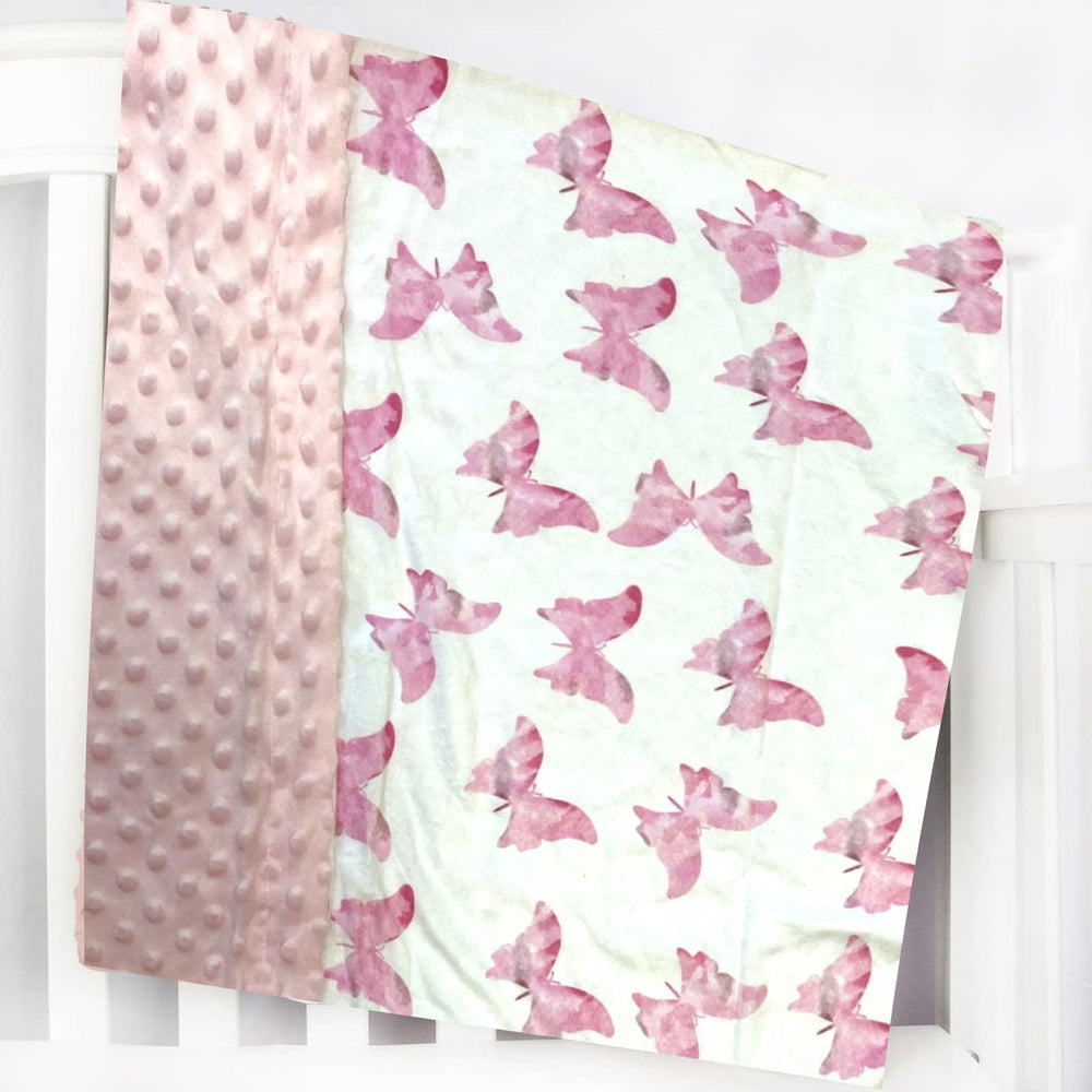 Citihomy minky blanket in crib or stroller for versatile everyday use