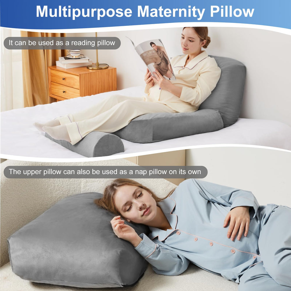 Citybay full pillow resting on bed scene suggests cozy nighttime support.