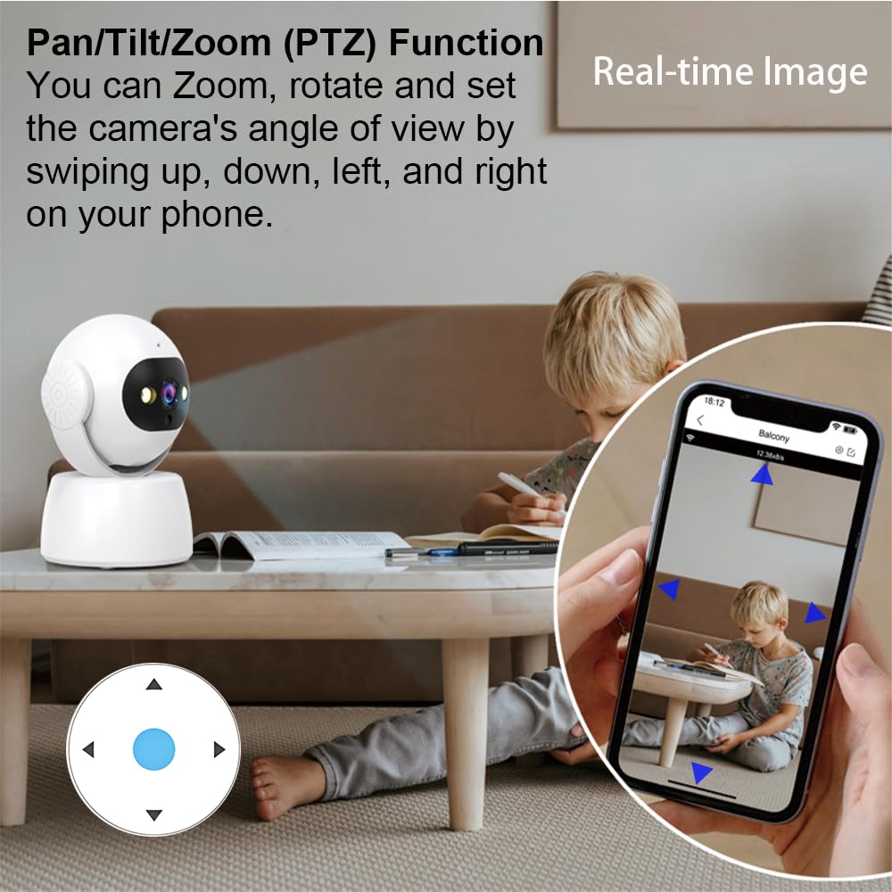 CiuseiAnx two-way audio enables easy family communication.