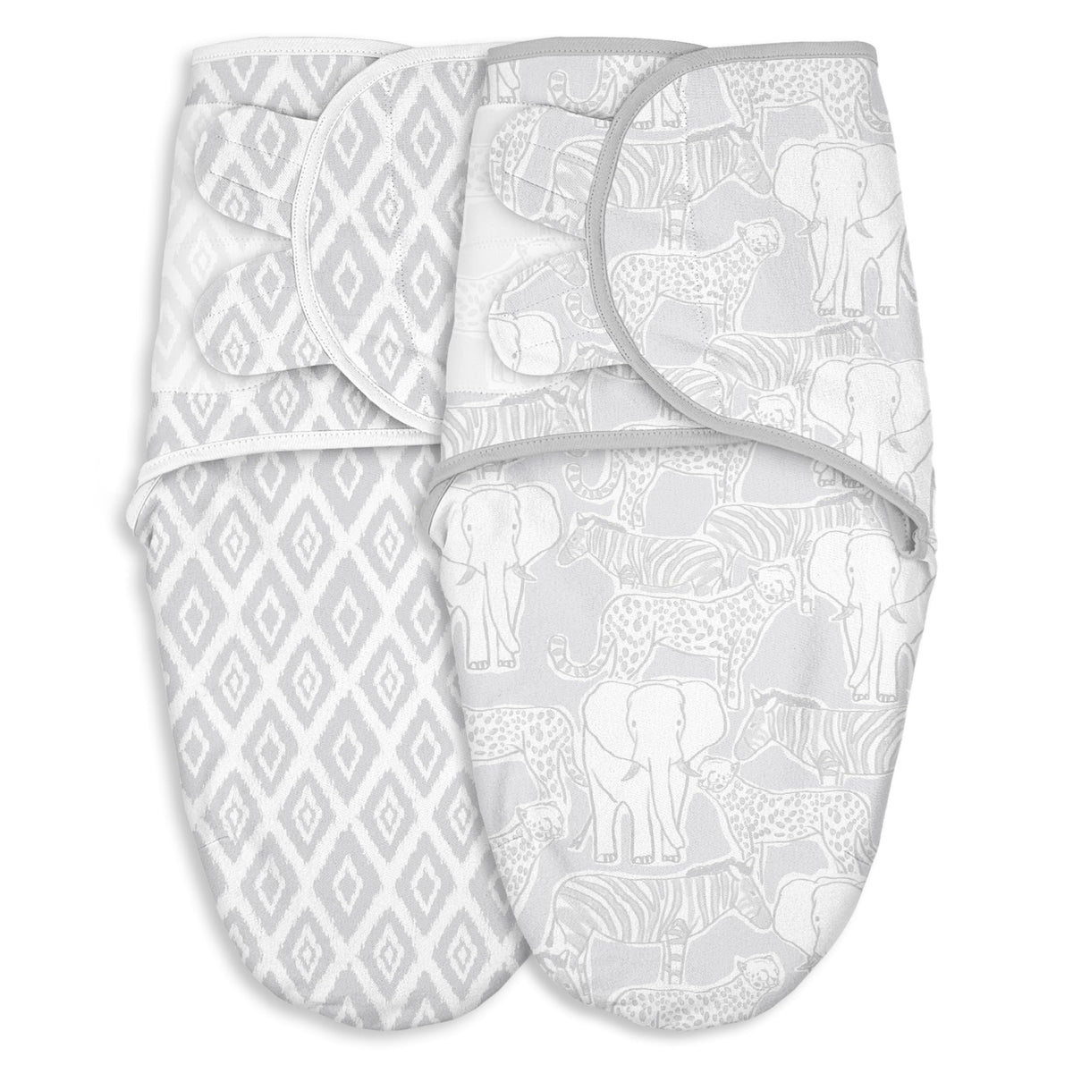 CIVARUA KIDS elephant-design swaddles wrap newborns for calm sleep