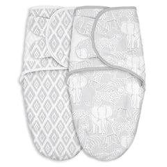 CIVARUA KIDS elephant-design swaddles wrap newborns for calm sleep