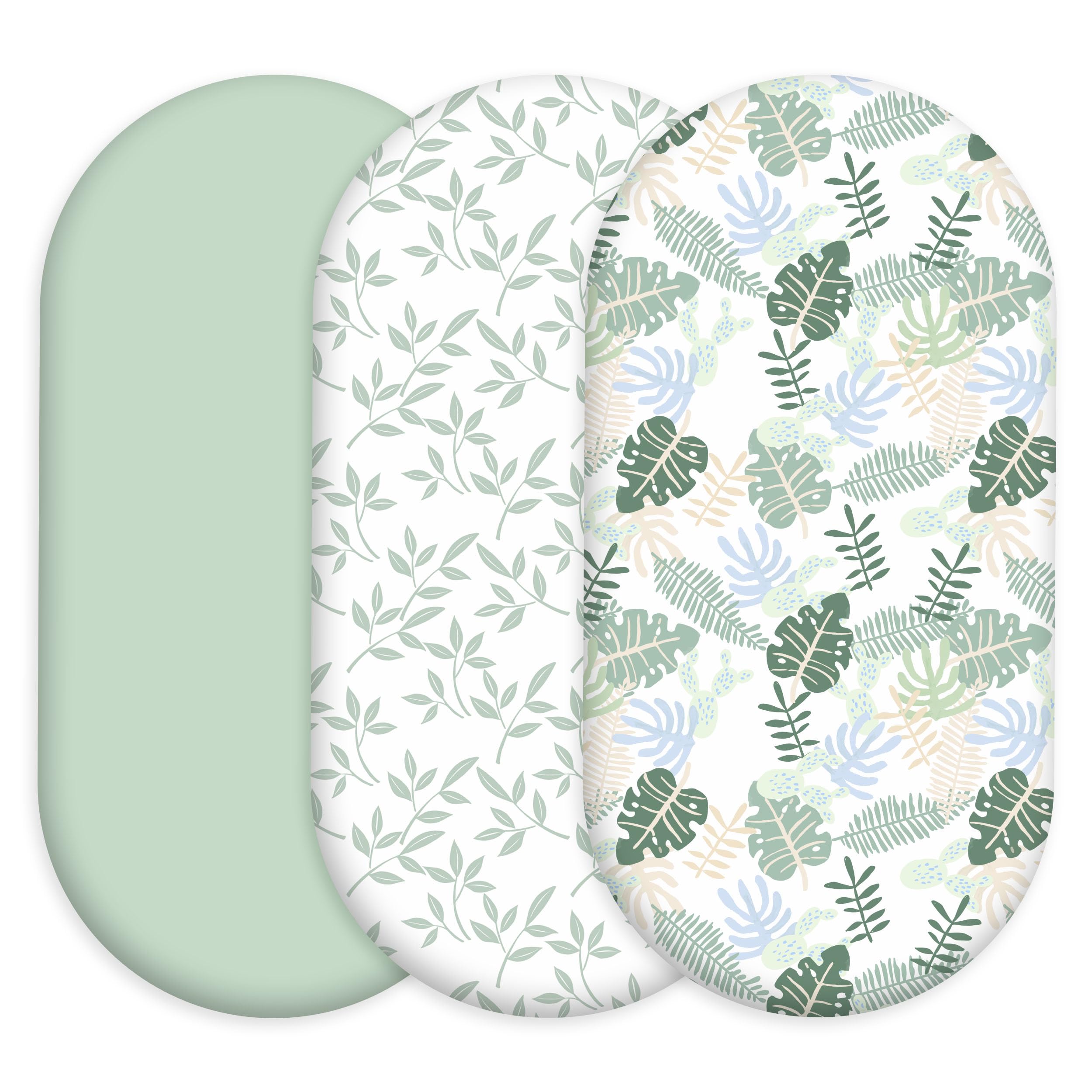 Civarua Kids bassinet sheets closeup fabric highlights ultra-soft breathable material for baby comfort.