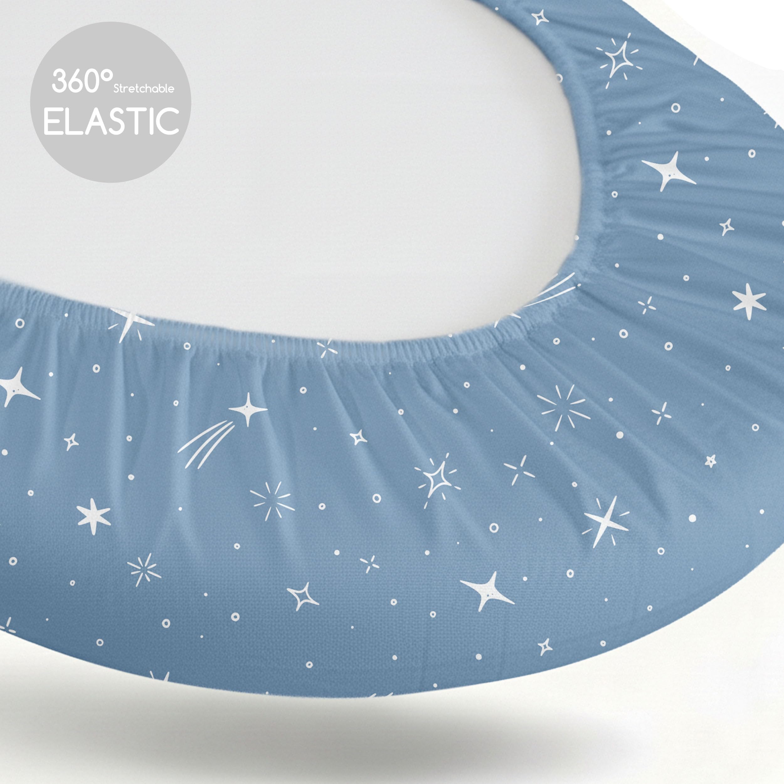 Civarua Kids bassinet sheets highlight easy-care durable fabric for daily use