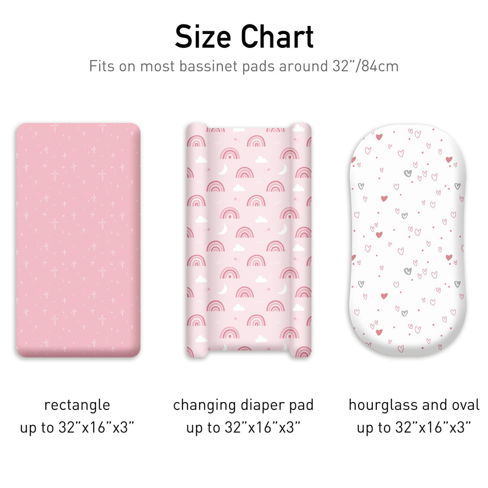Civarua Kids bassinet sheets fabric texture closeup shows breathable softness