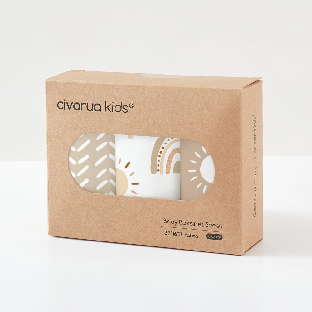 Civarua Kids Cloud Rainbow sheets make a gift-ready baby shower option.